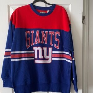 Tailgate NFL New York Giants Red and Blue Men's Sweater size Large
